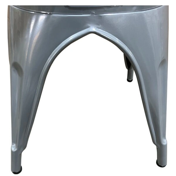 Καρέκλα  Βιομηχανικού Τύπου Vintage TOLIKO Γκρι Μέταλλο 44x49x84cm