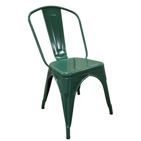 Καρέκλα  Βιομηχανικού Τύπου Vintage TOLIKO Πράσινο Μέταλλο 44x49x84cm