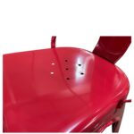 Καρέκλα  Βιομηχανικού Τύπου Vintage TOLIKO Κόκκινο Μέταλλο 44x49x84cm
