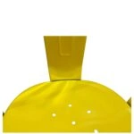 Καρέκλα  Βιομηχανικού Τύπου Vintage TOLIKO Κίτρινο Μέταλλο 44x49x84cm