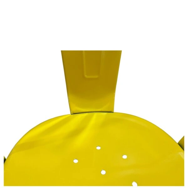 Καρέκλα  Βιομηχανικού Τύπου Vintage TOLIKO Κίτρινο Μέταλλο 44x49x84cm