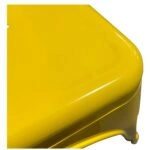Καρέκλα  Βιομηχανικού Τύπου Vintage TOLIKO Κίτρινο Μέταλλο 44x49x84cm