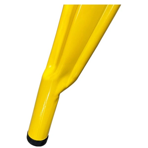 Καρέκλα  Βιομηχανικού Τύπου Vintage TOLIKO Κίτρινο Μέταλλο 44x49x84cm