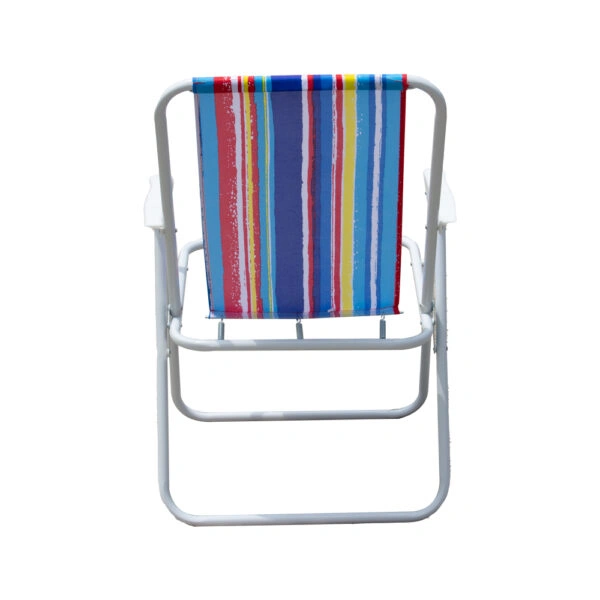Καρέκλα Παραλίας  Μέταλλο/Ύφασμα 63x45x81cm Σε Διάφορα Χρώματα