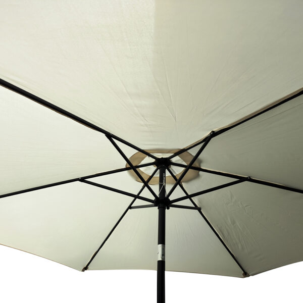 Ομπρέλα Κήπου  GRACIOSA Μπεζ/Μαύρο Αλουμίνιο/Ύφασμα Φ3x2.55m