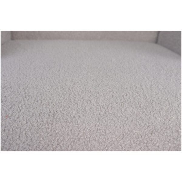 Πολυθρόνα  MARION Γκρι Ύφασμα Μπουκλέ/Ξύλο 73x69x96cm