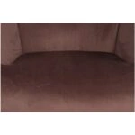 Πολυθρόνα  MARION Καφέ Βελούδο/Ξύλο 73x69x96cm