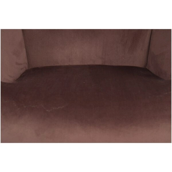 Πολυθρόνα  MARION Καφέ Βελούδο/Ξύλο 73x69x96cm