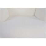 Πολυθρόνα MARION Λευκό Ύφασμα Μπουκλέ/Ξύλο 73x69x96cm