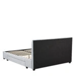 Κρεβάτι Διπλό  PRODREAM Γκρι Ύφασμα (Στρώμα 160x200cm)