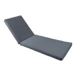 Μαξιλάρι Vertian textilene σε ανθρακί απόχρωση 58x194x7εκ