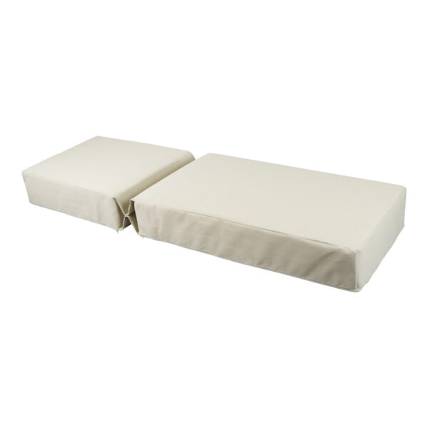 Μαξιλάρι Vertian  textilene σε μπεζ απόχρωση 58x194x20εκ