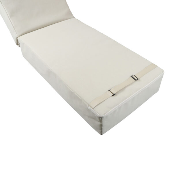 Μαξιλάρι Vertian  textilene σε μπεζ απόχρωση 58x194x20εκ