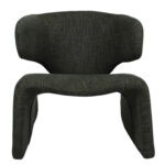 Πολυθρόνα HIMALIA Πράσινο Ύφασμα/Μέταλλο/Ξύλο 73x78x75cm