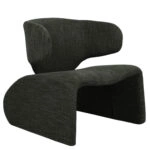 Πολυθρόνα HIMALIA Πράσινο Ύφασμα/Μέταλλο/Ξύλο 73x78x75cm