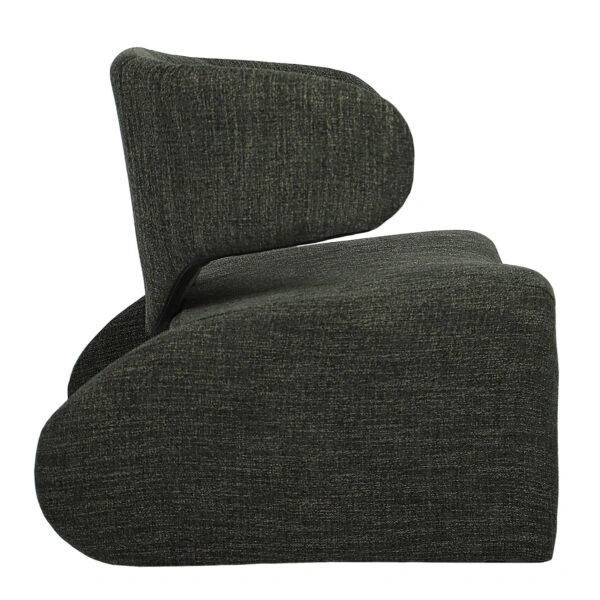 Πολυθρόνα HIMALIA Πράσινο Ύφασμα/Μέταλλο/Ξύλο 73x78x75cm