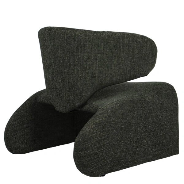 Πολυθρόνα HIMALIA Πράσινο Ύφασμα/Μέταλλο/Ξύλο 73x78x75cm