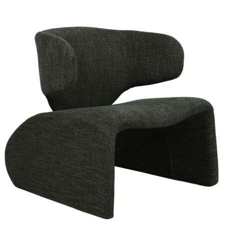 Πολυθρόνα HIMALIA Πράσινο Ύφασμα/Μέταλλο/Ξύλο 73x78x75cm