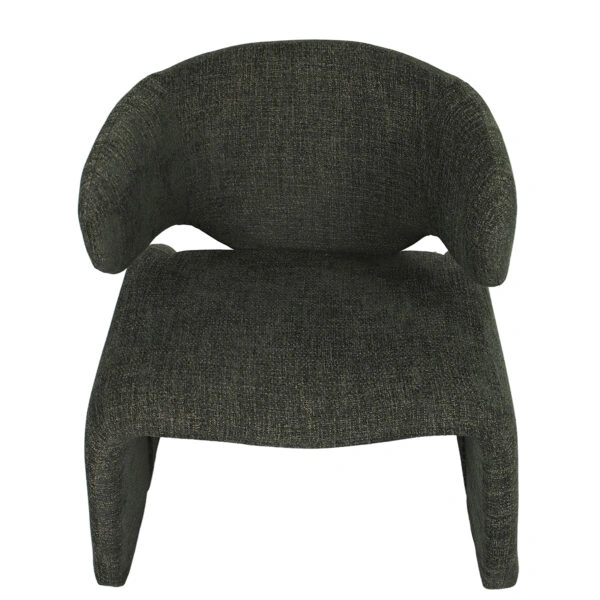 Πολυθρόνα HIMALIA Πράσινο Ύφασμα/Μέταλλο/Ξύλο 73x78x75cm