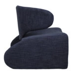 Πολυθρόνα HIMALIA Μπλε Ύφασμα/Μέταλλο/Ξύλο 73x78x75cm