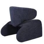 Πολυθρόνα HIMALIA Μπλε Ύφασμα/Μέταλλο/Ξύλο 73x78x75cm