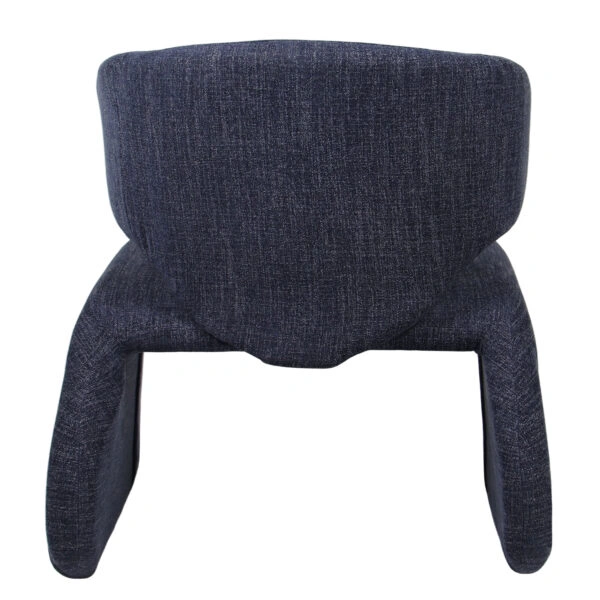 Πολυθρόνα HIMALIA Μπλε Ύφασμα/Μέταλλο/Ξύλο 73x78x75cm