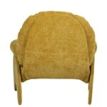 Πολυθρόνα ANANKE Κίτρινο Ύφασμα/Μέταλλο/Ξύλο 85x78x84cm