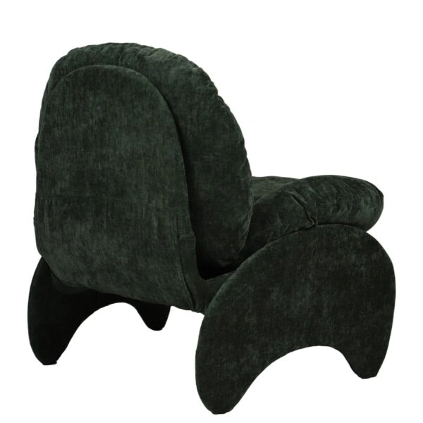 Πολυθρόνα ANANKE Πράσινο Ύφασμα/Μέταλλο/Ξύλο 85x78x84cm