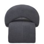 Πολυθρόνα PASIPHAE Γκρι Ύφασμα/Μέταλλο/Ξύλο 80x86x80cm