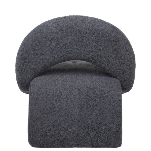 Πολυθρόνα PASIPHAE Γκρι Ύφασμα/Μέταλλο/Ξύλο 80x86x80cm