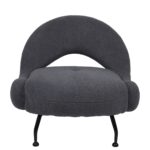 Πολυθρόνα PASIPHAE Γκρι Ύφασμα/Μέταλλο/Ξύλο 80x86x80cm