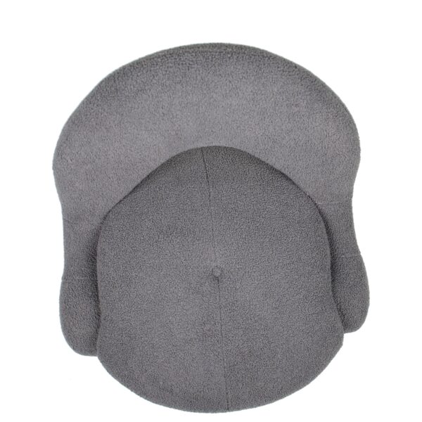 Πολυθρόνα PASIPHAE Γκρι Ύφασμα/Μέταλλο/Ξύλο 80x86x80cm