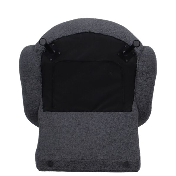 Πολυθρόνα PASIPHAE Γκρι Ύφασμα/Μέταλλο/Ξύλο 80x86x80cm