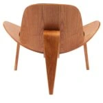 Πολυθρόνα ArteLibre THALOR Μαύρο/Καφέ Ξύλο/PU 90x76.5x74.5cm