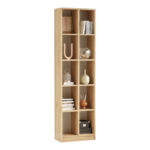 Βιβλιοθήκη Oteca 10θέσεων  oak 51.1x25.4x180εκ
