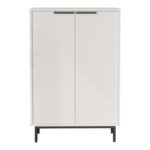 Παπουτσοθήκη Kinga 5ραφιών σε λευκή απόχρωση 72x35.5x105.6εκ