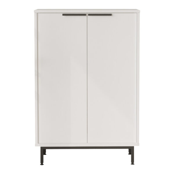 Παπουτσοθήκη Kinga 5ραφιών σε λευκή απόχρωση 72x35.5x105.6εκ