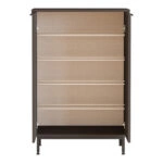 Παπουτσοθήκη Kinga 5ραφιών  σε ανθρακί απόχρωση 72x35.5x105.6εκ