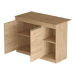 Τραπέζι-πάγκος κουζίνας Kogile  σε φυσική απόχρωση 120x60x88.2εκ