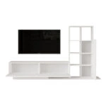 Σύνθετο σαλονιού Damon σε λευκή απόχρωση 211.2x29.5x123.6εκ