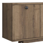 Μπουφές Salonde καρυδί μελαμίνης-καρυδί pp πόδι 180x40x82.6εκ