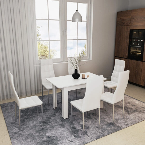 Τραπέζι Quiin  επεκτεινόμενο λευκό 120-164x70x73.5εκ