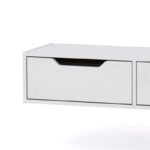 Κονσόλα επιτοίχια Alberto  σε λευκή απόχρωση 100x32.5x22εκ