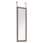 Καθρέπτης πόρτας PWD-0113  MDF-αλουμίνιο καρυδί 35x2x109εκ