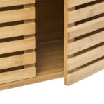 Πάγκος-ντουλάπι μπάνιου Sicela χρώμα φυσικό 60x28x80εκ