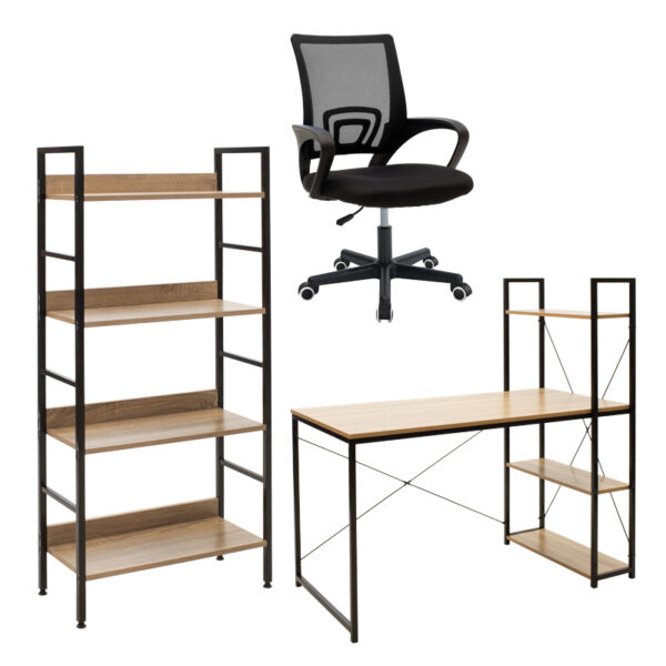 Φοιτητικό πακέτο επίπλων γραφείου Ramon-Berto I  σετ 3 τμχ