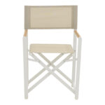 Τραπεζαρία Kliton - Mabu σετ 3τεμ αλουμίνιο σε λευκή απόχρωση 80x80x74εκ