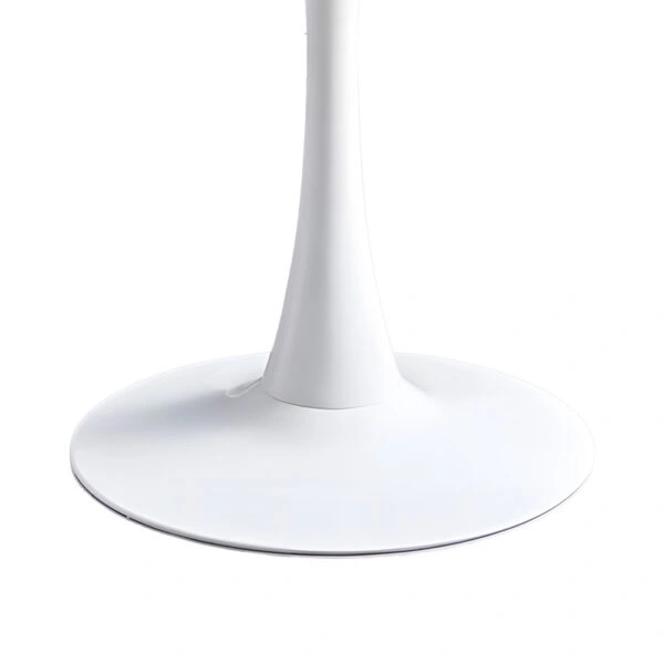 Τραπεζαρία Elijah-Bella  σετ 3τεμ σε λευκή-μπεζ απόχρωση Φ60x74εκ