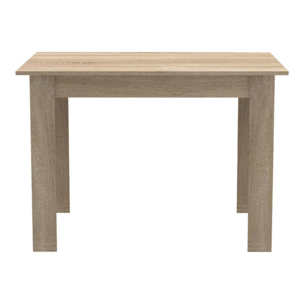 Τραπεζαρία Manka-Parker σετ 5τεμ mdf σε μαύρη-sonoma απόχρωση 110x80x77εκ