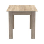 Τραπεζαρία Manka-Parker σετ 5τεμ mdf σε μαύρη-sonoma απόχρωση 110x80x77εκ